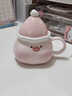 萊樞匯 女神節禮物糖葫蘆陶瓷馬克杯喝水杯子可愛(ài)小豬咖啡家用情侶對杯 粉色小豬-單杯彩盒裝 曬單實(shí)拍圖