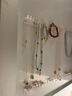 逸兼 首飾品展示架 項鏈玄關(guān)鑰匙手串鐲發(fā)箍掛件收納置物架耳釘壁掛鉤 透明8孔首飾掛架【6個(gè)裝】 曬單實(shí)拍圖