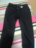 JEEP SPIRIT煙灰色彎刀牛仔褲男春秋高腰提檔修身顯瘦褲子美式高街vibe微喇褲 黑色 （升級款）顯顯瘦 L 建議115-130斤 曬單實(shí)拍圖