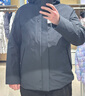 波司登（BOSIDENG）25年鵝絨羽絨服商場(chǎng)同款男經(jīng)典商務(wù)脫卸帽短款保暖外套B250244121 黑色8056 2XL 190/108A 體重約170-180斤 曬單實(shí)拍圖