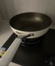 KIWICOO德國有鈦無(wú)涂層陶瓷不粘鍋炒鍋家用平底炒菜鍋電磁爐燃氣灶專(zhuān)用 【0涂層】鈦金陶瓷鍋 30cm 曬單實(shí)拍圖