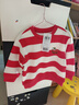 巴拉巴拉童裝兒童衛衣女童男童2025春寬松條紋加絨拜年服上衣208125121202 曬單實(shí)拍圖