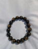 金石靈天然黑曜石手串男女款金曜石貓眼石水晶手鏈本命年送男女生日禮物 曬單實(shí)拍圖