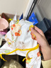 9i9兒童罩衣外穿長(cháng)袖圍裙防水防臟吃飯圍兜嬰幼兒反穿衣獅A131 曬單實(shí)拍圖