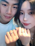 法蔻（farcoko）桔?；ㄇ閭H對戒輕奢小眾設計感戒指新年情人節生日禮物送女友老婆 桔?；ㄇ閭H對戒 （順豐空運/刻字賀卡） 曬單實(shí)拍圖