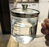 onlycook高硼硅玻璃杯帶蓋帶刻度水杯送勺子男女牛奶杯家用果汁杯-小號 曬單實(shí)拍圖