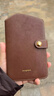Songmont山下有松循跡系列包包配件設計師款復古植鞣皮護照夾 護照夾 檀棕色 曬單實(shí)拍圖