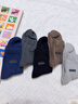 羅蒙（ROMON）襪子男士冬季100%純棉10A抗菌加絨加厚保暖中筒襪全棉耐磨毛圈襪 曬單實(shí)拍圖