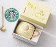 星巴克（Starbucks）杯子金色桂花銅章馬克杯陶瓷帶蓋勺辦公室咖啡杯情侶禮盒伴手禮 金桂杯單杯禮盒+桂花蓋+勺子 曬單實(shí)拍圖