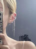 BJYL流蘇耳夾無(wú)耳洞可佩戴耳骨夾超閃月亮耳環(huán)高級感韓版小眾設計耳飾 月亮耳夾【左右耳1對裝】 曬單實(shí)拍圖