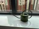 沃施（WORTH）簡(jiǎn)約綠色澆花神器澆水噴灑器澆花長(cháng)嘴壺水壺澆花家用灑水壺1L 曬單實(shí)拍圖