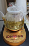 金灶（KAMJOVE）熱壓噴淋煮茶器 煮黑茶普洱 茶具電熱水壺蒸茶壺 養生壺煮茶玻璃壺 A-55 曬單實(shí)拍圖