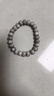 QMXD星月菩提手串男士文玩單圈盤(pán)玩菩提子手鏈女款高密順白佛珠文玩 9*8mm星月老型桶 曬單實(shí)拍圖