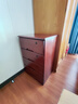 卓豹實(shí)木夾縫柜抽屜式收納柜30/40/50cm邊柜窄縫隙儲物五斗柜小床頭柜 49寬-咖啡色【深度40】   帶鎖款 4個(gè) 曬單實(shí)拍圖