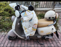 【2萬(wàn)人回購】電動(dòng)車(chē)擋風(fēng)被冬季新款防水防風(fēng)擋風(fēng)罩加絨加厚加大護膝電瓶車(chē)保暖 護脖-大側翼-雙袖口-戀愛(ài)兔 曬單實(shí)拍圖