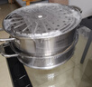 九陽(yáng)（Joyoung）蒸鍋304不銹鋼雙層家用蒸煮燉湯鍋加高拱蓋大容量爐灶通用30cm 曬單實(shí)拍圖