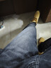 京東京造牛仔褲男高彈加絨加厚錐形新年冬季新款休閑長(cháng)褲子 黑色 32 曬單實(shí)拍圖