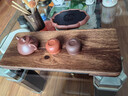 尚言坊胡桃木茶盤(pán)茶托盤(pán)小型儲水式排水式家用辦公功夫茶具瀝水干泡茶臺 【大號】胡桃木茶盤(pán)50x20CM 曬單實(shí)拍圖