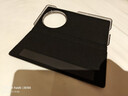 韓諾適用vivo x fold5手機殼新款vivoxfold5保護套折疊屏智能視窗翻蓋皮套鏡頭耐刮防摔真素皮 鈦度黑 曬單實(shí)拍圖