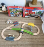 Hape兒童軌道玩具木質(zhì)福運小馬環(huán)游記火車(chē)軌道套寶寶生日禮物E7542 曬單實(shí)拍圖