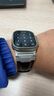 watchbond適用蘋(píng)果手表ultra3表帶apple iwatch ultra2改裝小牛皮真皮s11/10/9/8/7/se表帶男款49mm復古腕帶 曬單實(shí)拍圖