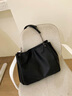 CALWAN KEODH包包女包2026新款鏈條斜挎托特大容量生日禮物送女友老婆 【黑色】輕奢小眾百搭實(shí)用走心女生閨蜜 曬單實(shí)拍圖
