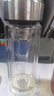 富光玻璃杯雙層帶茶隔大容量水杯 高檔商務(wù)泡茶杯 高硼硅杯子500ml 曬單實(shí)拍圖
