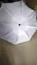 嘻希茉雨傘超大號加固加厚結實(shí)抗風(fēng)男女學(xué)生防曬防紫外線(xiàn)半全自動(dòng)遮陽(yáng)傘 直徑約105cm反向米色 曬單實(shí)拍圖