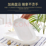 品聚德家用蒸魚(yú)盤(pán)子純白骨瓷魚(yú)盤(pán)加深烤魚(yú)盤(pán)大號盛魚(yú)盤(pán)子托盤(pán)釉下彩餐具 純白骨瓷蓮花魚(yú)盤(pán) 10英寸 曬單實(shí)拍圖