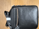 阿諾妮斯男包頭層牛皮斜挎包男士單肩包休閑迷你小包商務(wù)小掛包便攜手機包 防盜刷屏蔽包+黑色 曬單實(shí)拍圖