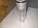 臻廚聚一鍵開(kāi)蓋水杯茶杯玻璃杯水杯男士泡茶杯茶水分離杯玻璃高硼硅杯子 銀蓋500ml【雙層加厚】 曬單實(shí)拍圖