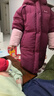 布丁哈魯女童長(cháng)款三防連帽羽絨服冬季新款中大童加厚羽絨服兒童保暖外套潮 曬單實(shí)拍圖