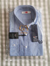 金利來(lái)襯衫男長(cháng)袖全棉透氣舒適基礎款格子襯衣SLT0060-LH152 天藍 1XL  曬單實(shí)拍圖