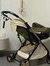 酷貝樂(lè )（coballe）嬰兒推車(chē)輕便遛娃神器新生兒嬰兒車(chē)0-3歲用折疊可坐可躺帶減震 青介綠【4代】 曬單實(shí)拍圖