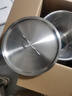 鏗鏘湯桶304不銹鋼圓桶帶蓋鹵肉桶商用加厚大號熬粥鍋家用電磁爐煮鍋 湯桶【加厚304不銹鋼】35* 35cm 曬單實(shí)拍圖