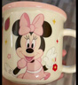 迪士尼正版兒童卡通防摔高顏值水杯正版咖啡杯牛奶杯家用陶瓷杯 米妮茗月杯 曬單實(shí)拍圖