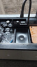 九牧智能水槽同款家用水槽廚房大單槽洗菜盆304不銹鋼洗碗水池 80*45CM【冷熱雙控 數顯款】鋼琴按鍵/左下水 曬單實(shí)拍圖