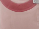 俞兆林兒童保暖內衣男女童秋衣秋褲寶寶加厚中領(lǐng)德容套裝 奶油紫 130  曬單實(shí)拍圖