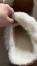 樸西月隱加絨棉拖鞋女2025秋冬居家室內加厚保暖毛絨拖鞋家用厚底 曬單實(shí)拍圖