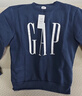 蓋璞（GAP）男女裝春款印花logo抓絨圓領(lǐng)衛衣合身上衣美版 灰藍色 542214 S 美碼 M亞洲碼175/92A 【偏大，建議拍小一碼】 曬單實(shí)拍圖
