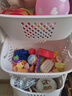 赟婭兒童玩具收納筐家用多層塑料客廳雜物積木收納籃子儲物筐臟衣置物 三層臟衣籃【分層收納+提手】 曬單實(shí)拍圖