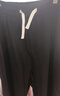 頭號青年休閑褲男冬季加絨重磅針織寬松闊腿加大碼男裝直筒褲子男 黑 6XL  曬單實(shí)拍圖