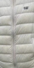 卡特（CAT）新品三防面料男士戶(hù)外休閑絎線(xiàn)羽絨服 米白色 L 曬單實(shí)拍圖
