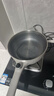 蘇泊爾（SUPOR）電炒鍋 電煮鍋 電火鍋 電蒸鍋 家用多功能蒸煮炒菜 一體電熱鍋4L蜂窩晶紋CJ28A807配蒸籠  曬單實(shí)拍圖