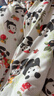 南極人（Nanjiren）嬰兒分腿恒溫睡袋秋冬中大童防踢被子寶寶家居服竹棉睡衣130碼 曬單實(shí)拍圖