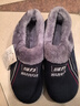 回力室內包跟男士棉拖鞋厚底保暖棉鞋冬季帶后跟居家加絨拖鞋女冬 藏青色 42-43 標準碼 曬單實(shí)拍圖