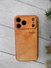 金恒適用蘋(píng)果17promax手機殼新款iPhone17pro真皮保護套17pro鏡頭全包防摔17高級感ip17網(wǎng)紅情侶男女款 漸變平安連筆字【星宇橙】液態(tài)皮紋殼 iPhone 17 Pro Max 曬單實(shí)拍圖