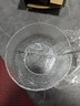 格娜斯玻璃沙拉碗錘紋透明玻璃碗涼拌菜蔬菜水果盤(pán)甜品碗餐具大號1600ml 曬單實(shí)拍圖