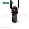 星巴克（Starbucks）杯子 咖啡寶藏系列 高顏值黑色不銹鋼保溫杯咖啡杯男女士送禮禮物 流金款不銹鋼杯配杯袋450ml 曬單實(shí)拍圖