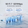 小米（MI）路由器BE5000 【小米手機上網(wǎng)搭檔】Wi-Fi7 5000兆級 2.5G網(wǎng)口 雙寬帶接入 家用路由器 曬單實(shí)拍圖